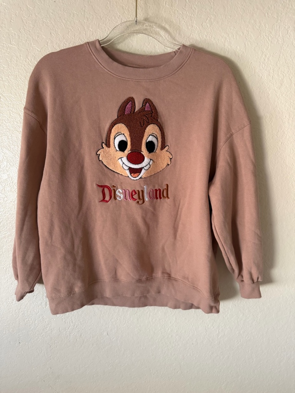 Disneyland Chip ‘n Dale Embroidered Oversized Sweatshirt size XS - Picture 5 of 12